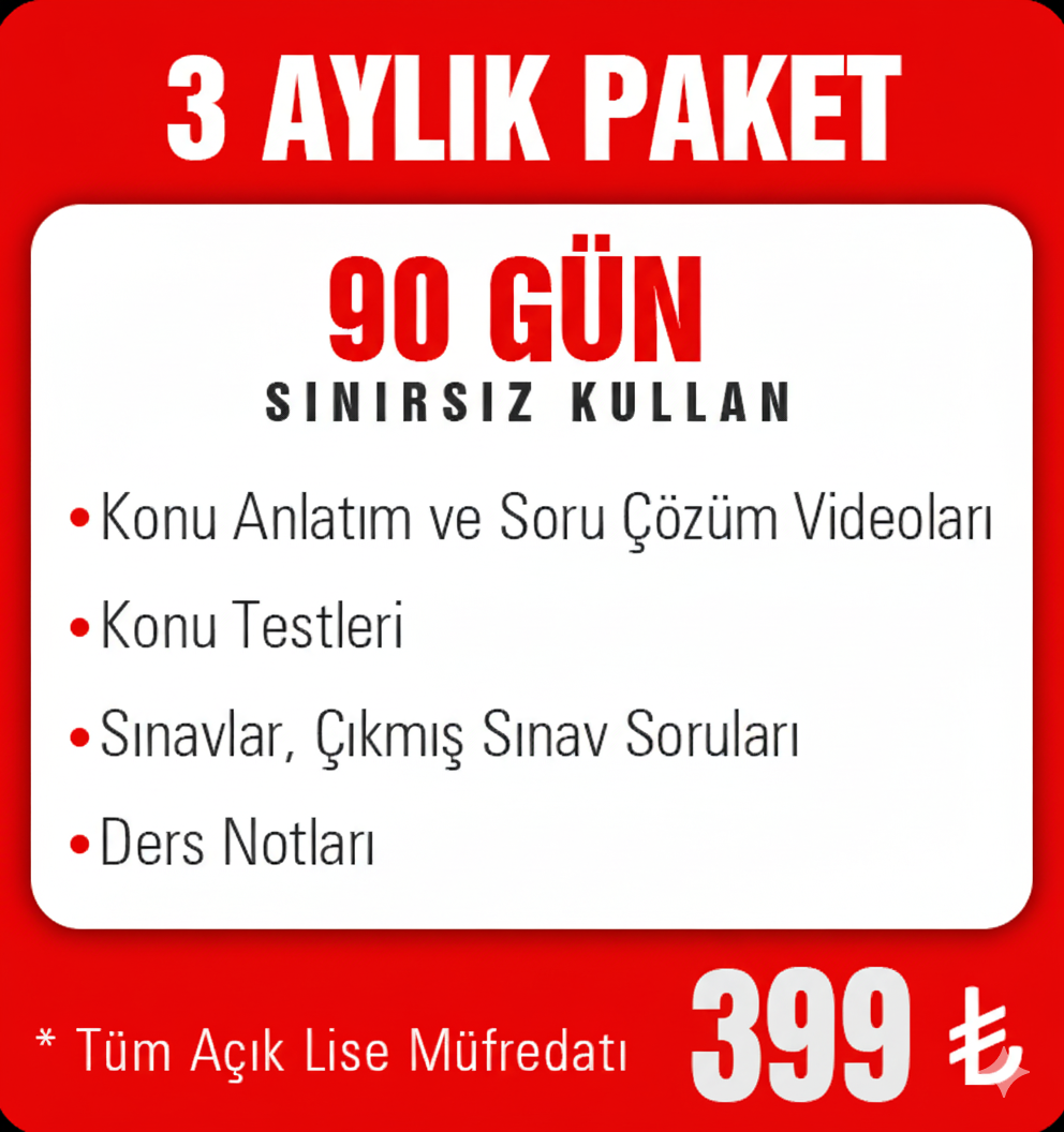 3 Aylık Online Eğitim