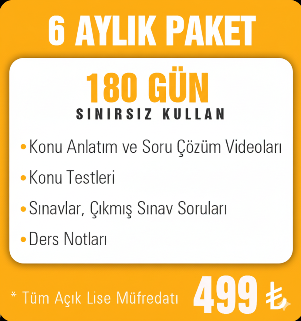 6 Aylık Online Eğitim